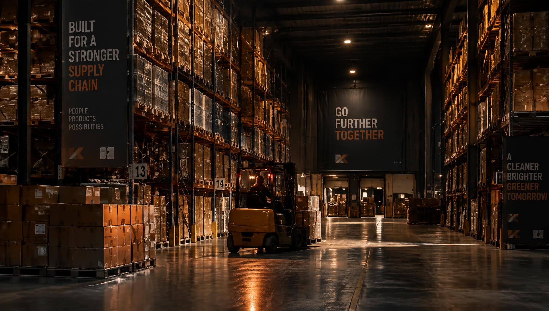 Modern wholesale distribution warehouse